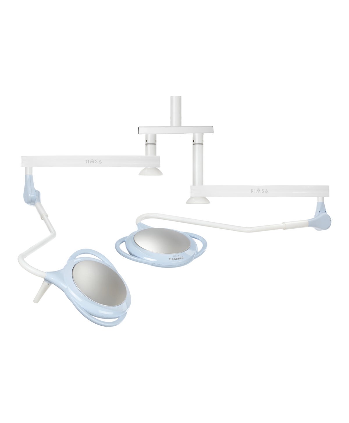 Ceiling mounted surgical light led lamp Pentaled 12 Pentaled 28 Rimsa medical equipment hospital clinic12 Pentaled 28 Rimsa apparecchio medicale ospedale clinica